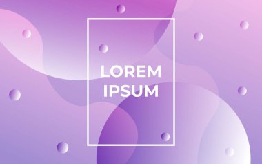 Akışkan neon, reklam veya tasarım için sıvı poster illüstrasyonu.