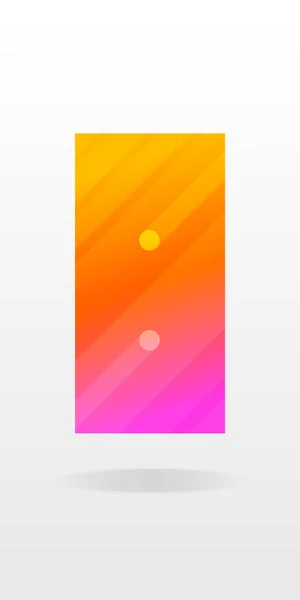 Abstrakt neon, vätska vertikal affisch illustration för annons eller design. — Stock vektor