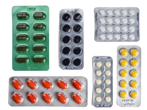 Beyaz arka planda haplar