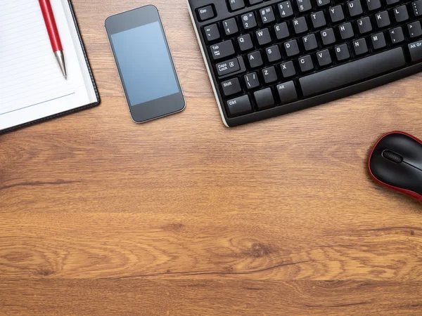 Masaüstünde Üstten Görünüm