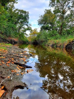 Nehir kenarındaki insanlardan uzakta.