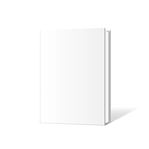 Livro branco em branco —  Vetores de Stock