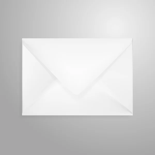 Öppna kuvertet brev isolerad på vit — Stock vektor