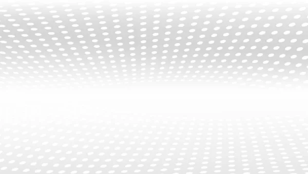 3D bianco e grigio astratto prospettiva sfondo — Vettoriale Stock