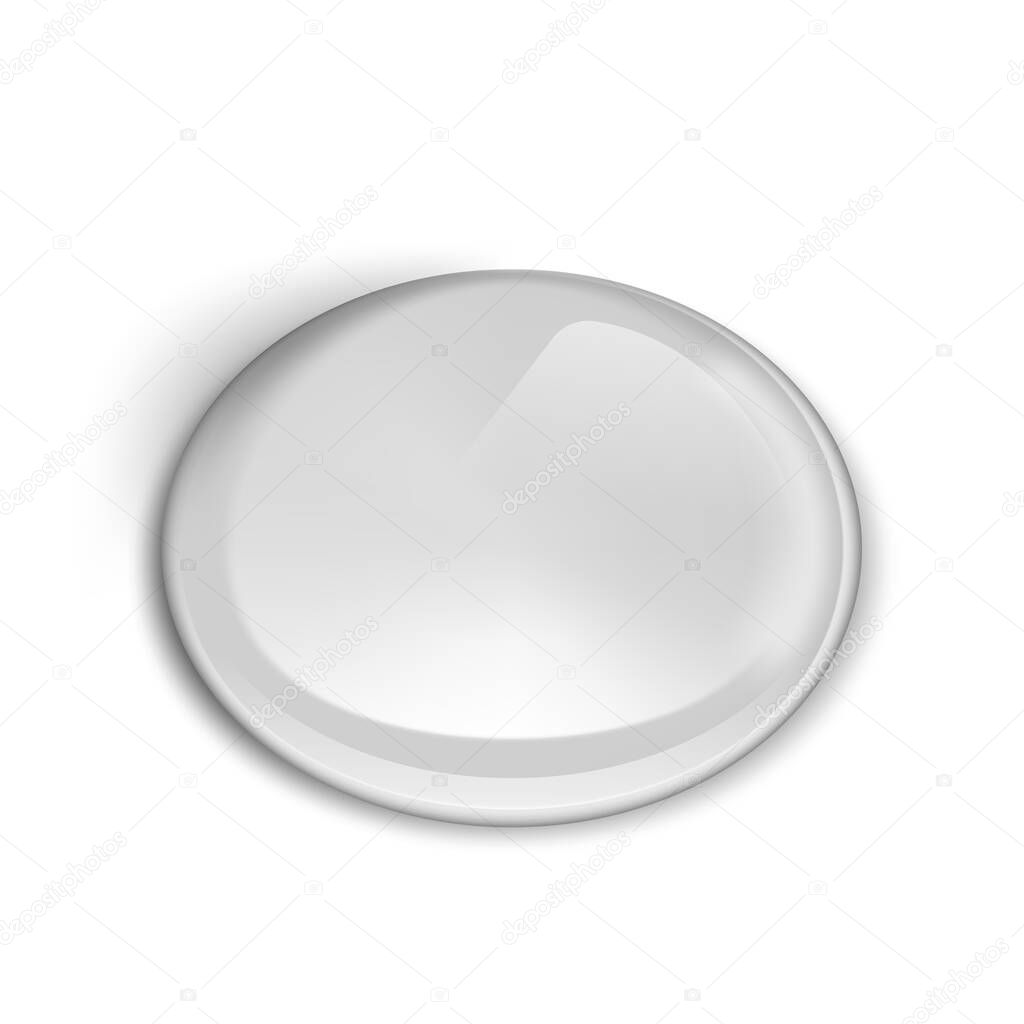 Blank Dome Stickers For Branding Or Presentation