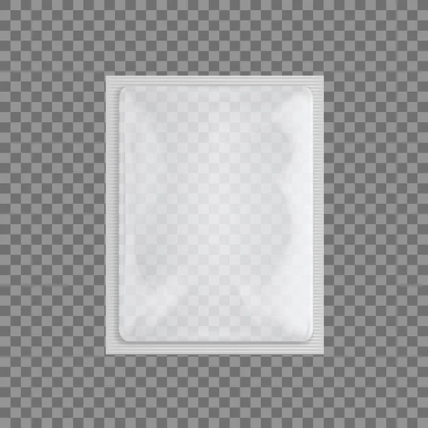 Paquet mince de feuille brillante blanche pour stigmatiser — Image vectorielle
