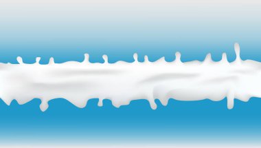 Süt Sıçratma veya Yoğurt Dalgası Kusursuz Desen