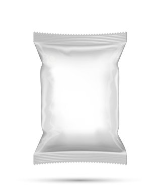 Boş Plastik Foil Poşet Yiyecek Paketleme Model