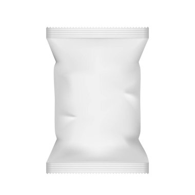 Beyaz Boş Kağıt Yastık Yiyecek Torbası