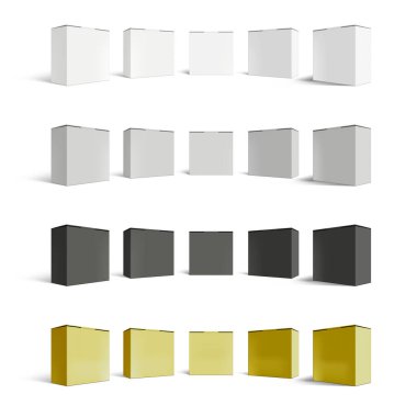 3B Beyaz Temizleme Mini Karton Kutular Paket Seti