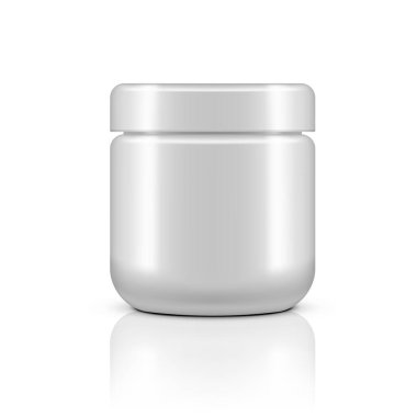 3 Boyutlu Boş Kozmetik Kavanozu İzole Edildi