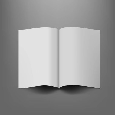 Karanlık Arkaplanda Gölgesi Olan Yumuşak Kapaklı Kitapçık