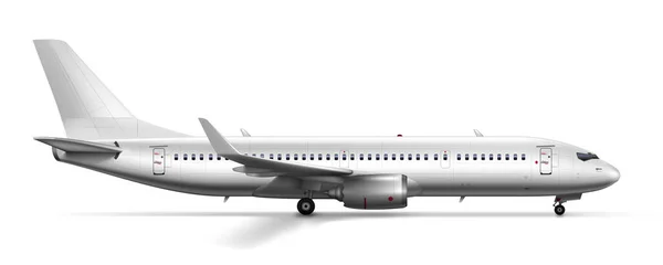 Глянсовий Білий Літак Високої Деталізації Або Літак Eps10 Векторні — стоковий вектор