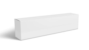 3B Beyaz Uzun Karton Gölgeli Kapalı Kutu