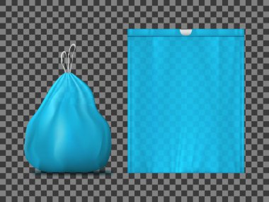 3D Plastik Düz ve Tam Çöp Torbası