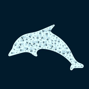 Bir Yunusun Silüetinde Çöp