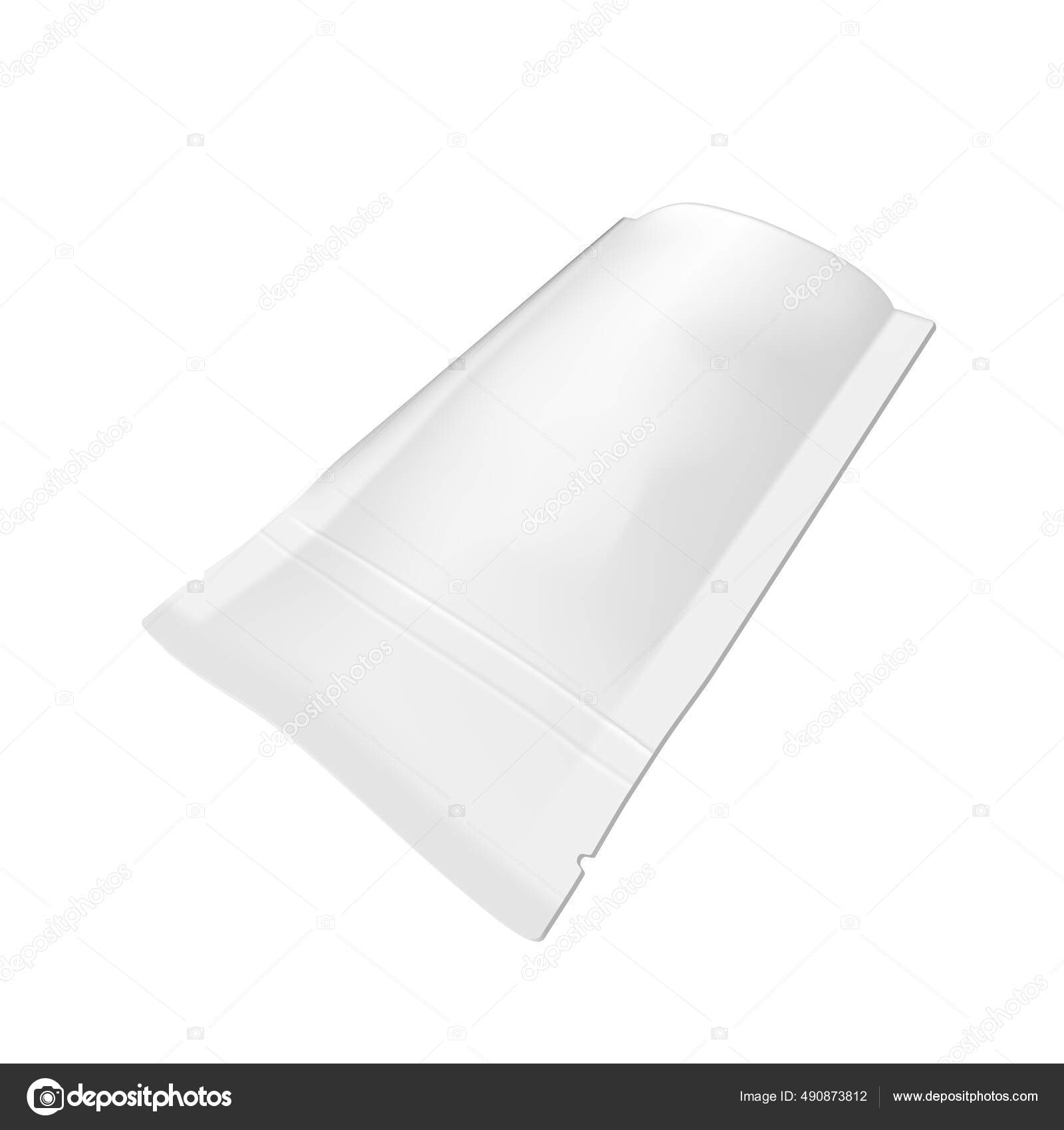 3D White Sealed Zip Lock Bag For Food Stock Vector by ©prahprah