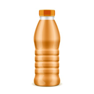 Parlak Portakal Suyu Plastik Şişe Kapaklı