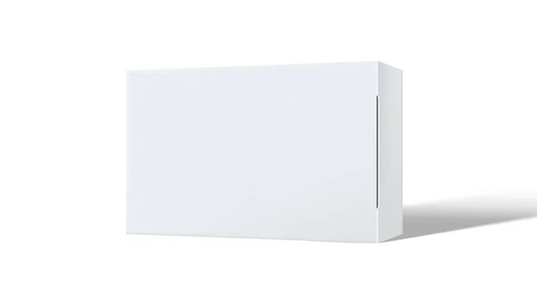 Duidelijke Gift Box verpakking op witte achtergrond — Stockvector