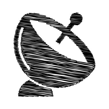 Karalama efektini siyah simgesi