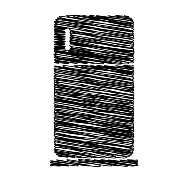 Karalama efektini siyah simgesi