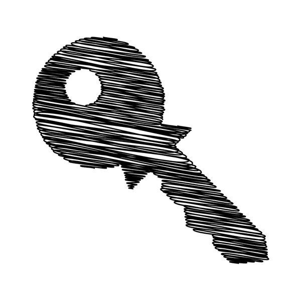 Icono negro con efecto garabato — Archivo Imágenes Vectoriales