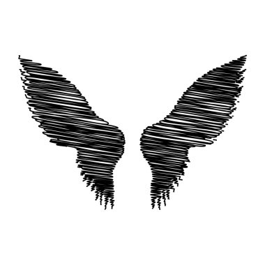 Karalama efektini siyah simgesi