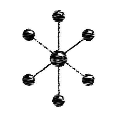 Karalama efektini siyah simgesi