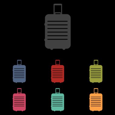 Bagaj vektör simgesi