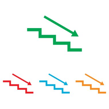 Ok aşağı merdiven