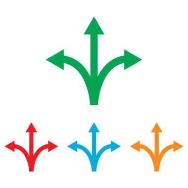 Üç yollu yön ok işareti