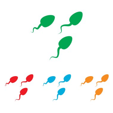 Spermlerinin işareti. Renkler kümesi