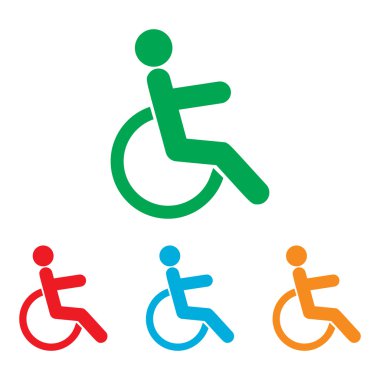 Engelli işareti. Renkler kümesi