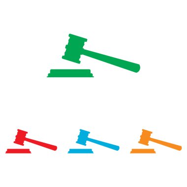 Adalet çekiç işareti