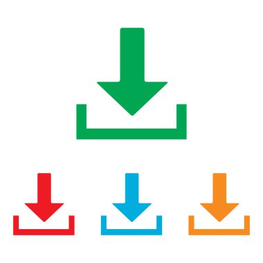 İşareti indirin. Renkler kümesi