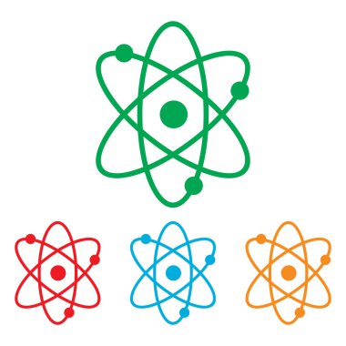 Atom işareti. Renkler kümesi