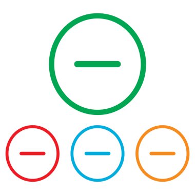 Negatif sembol. Eksi işareti