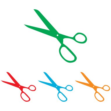 Makas işareti. Renkler kümesi