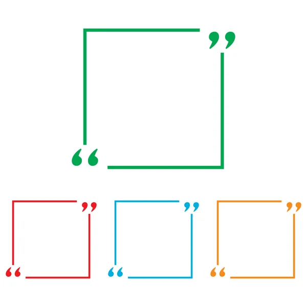 Texto citação sinal —  Vetores de Stock