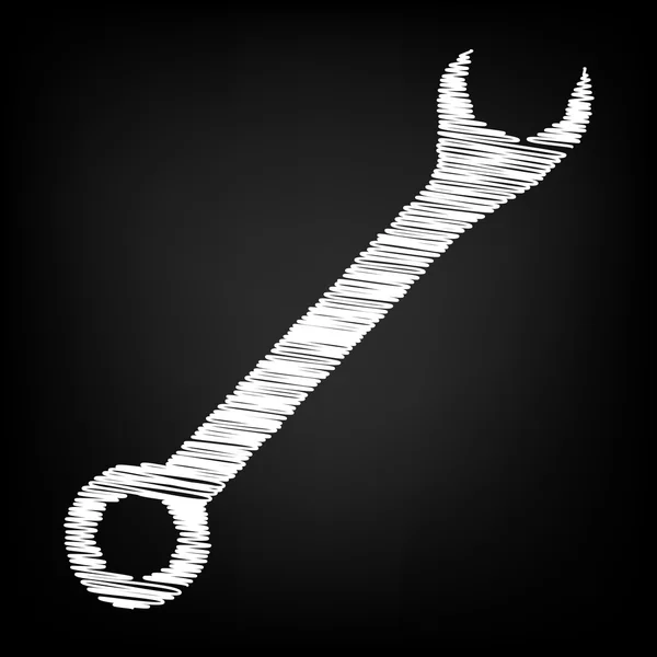Знак скрещенных ключей — стоковый вектор