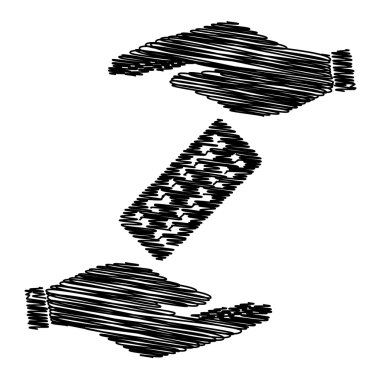 Karalama efektini işaretiyle hapları