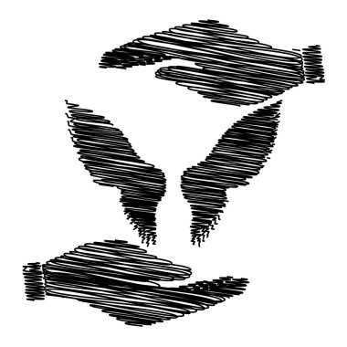 Karalama efektini işaretiyle kanatları