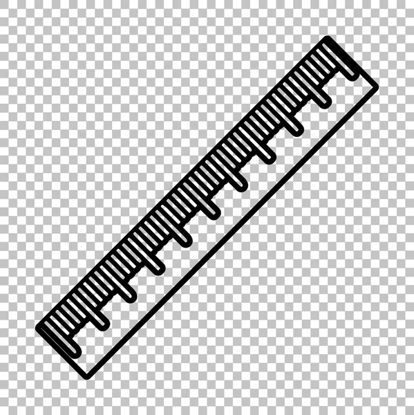 センチメートル定規の記号 — ストックベクタ