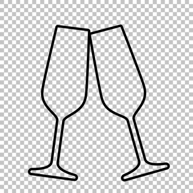 köpüklü şampanya bardağı