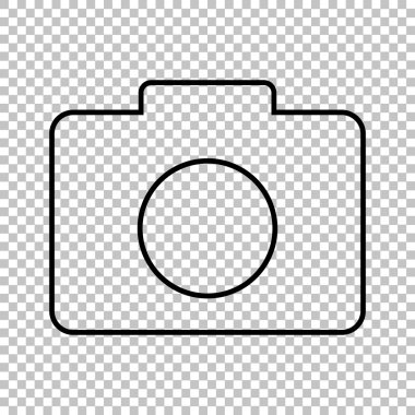 kamera hattı vektör simgesi