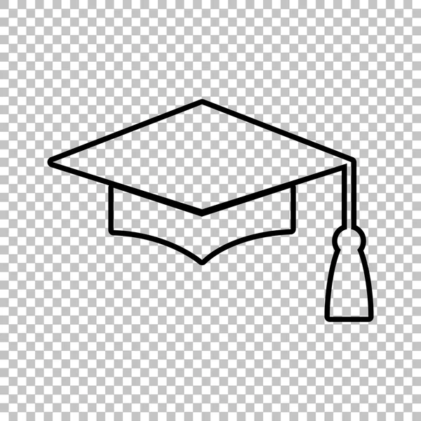 Mortar Board or Graduation Cap — Stock Vector