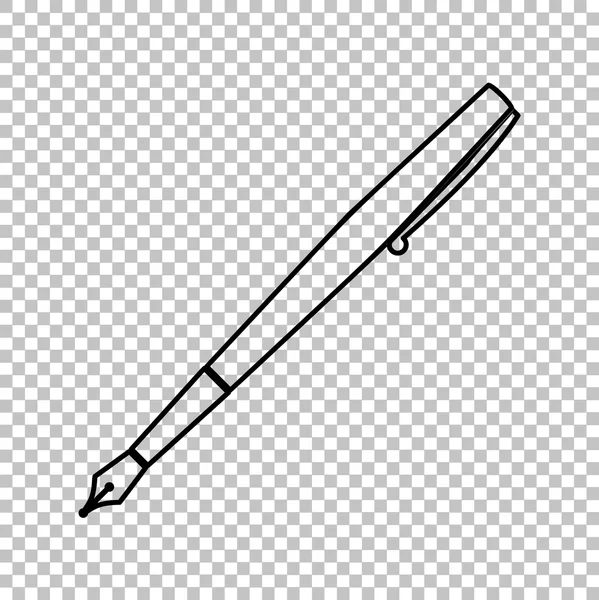 Pen  line vector icon — Stock Vector