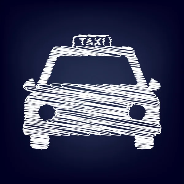Таксист. Иконка плоского стиля — стоковый вектор