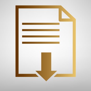 Dosya karşıdan yükleme işareti