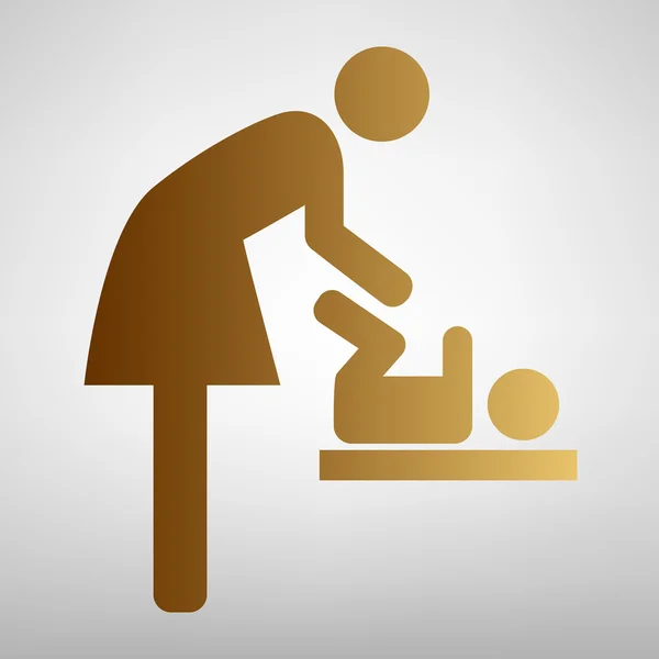 Символ для жінок і дитини — стоковий вектор